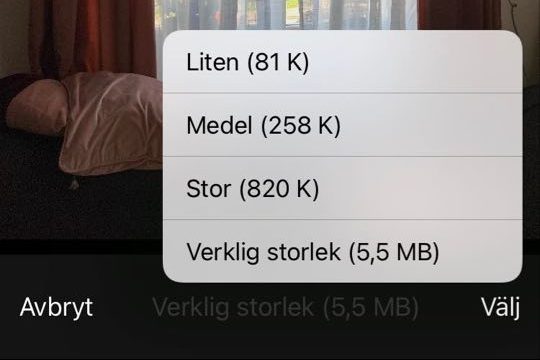 Välj Stor om Verklig krånglar.